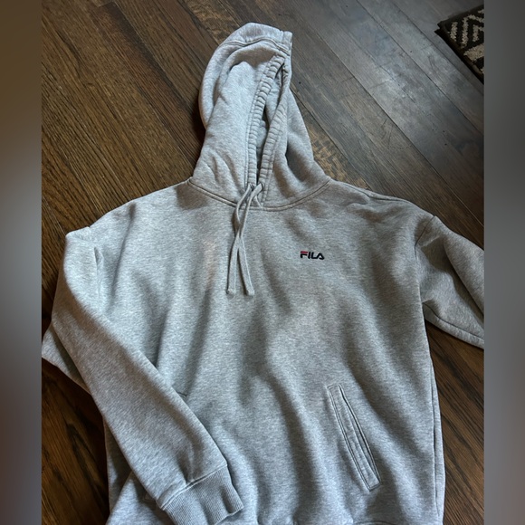Grey Fila hoodie - Picture 1 of 4